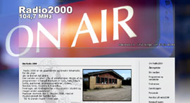 Radio 2000 fr ny hjemmeside